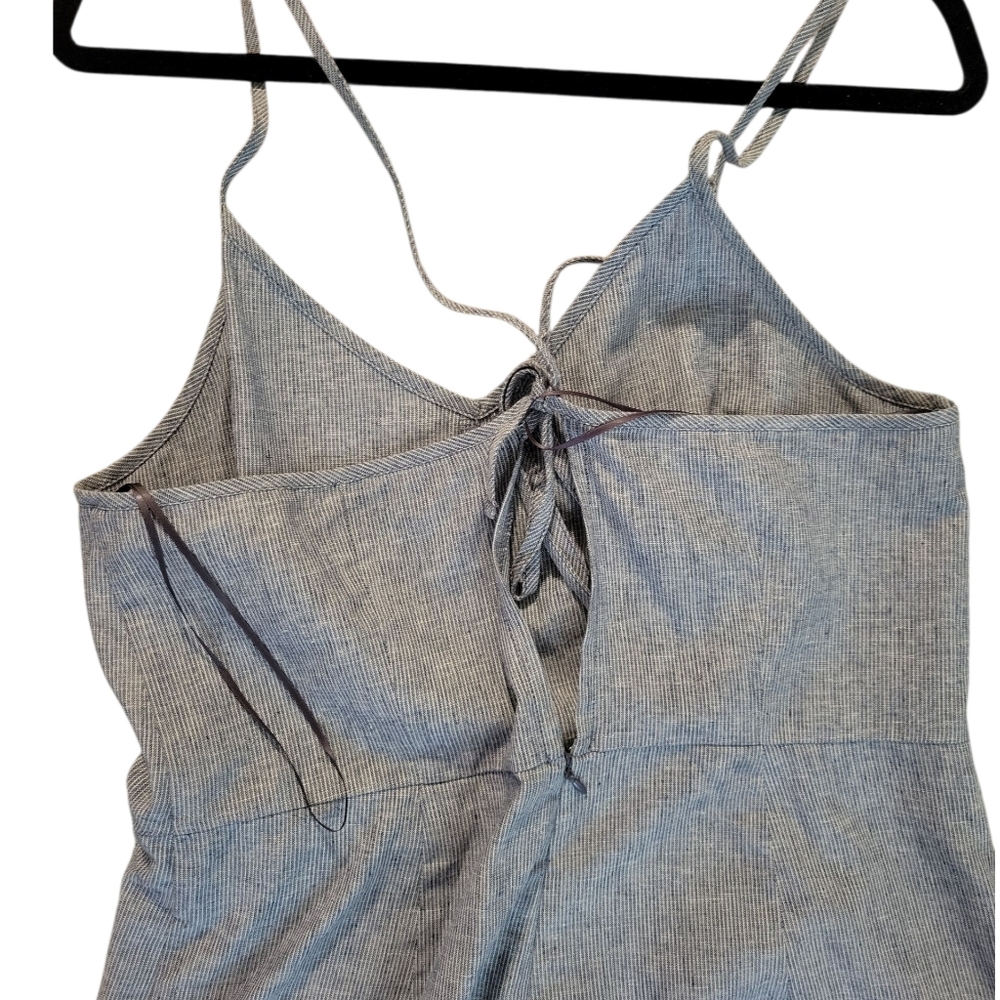 Lucky Brand Easy Stripe Jumpsuit Blue - Picture 5 of 6